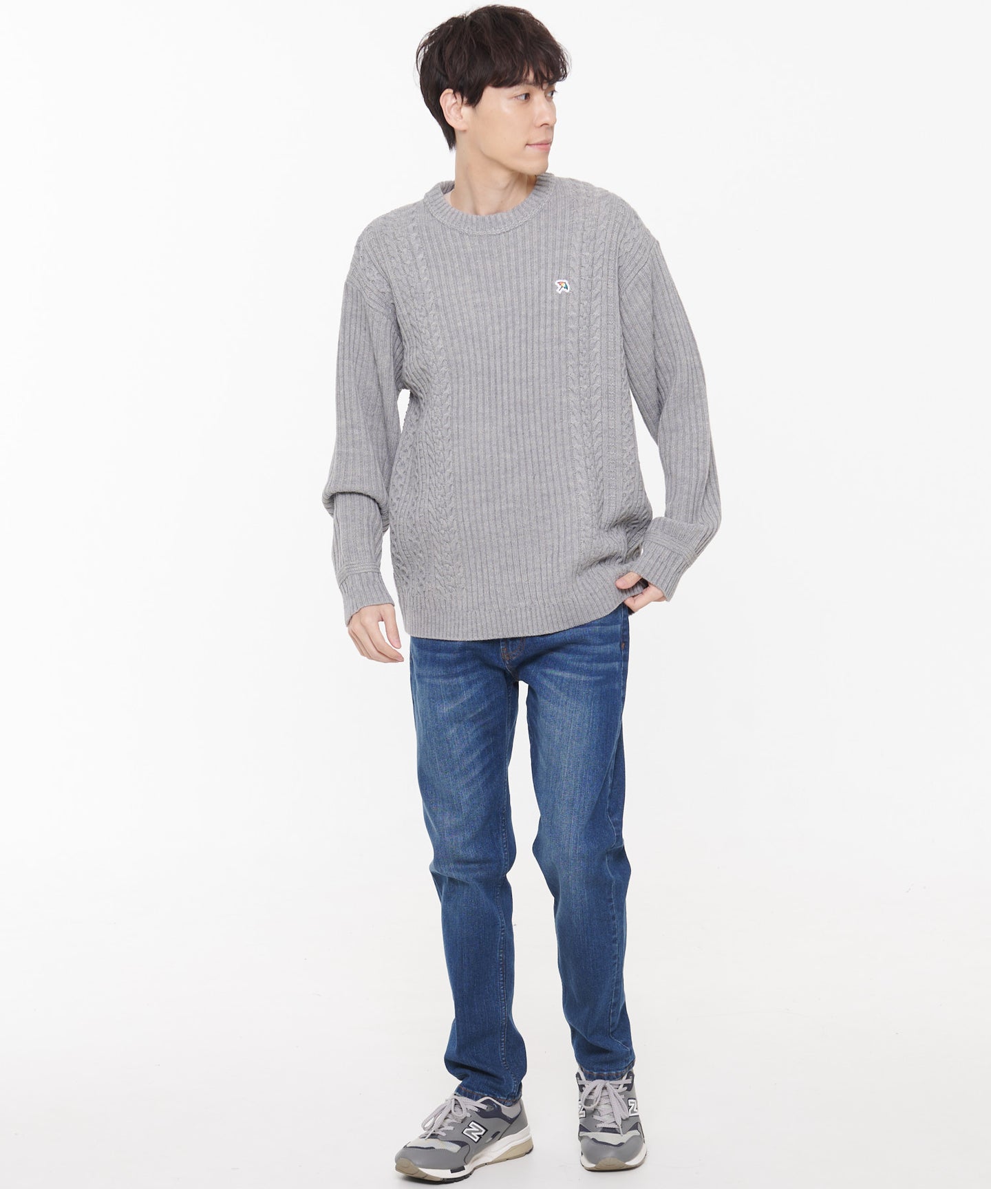 Arnold Palmer シェア ミックスパターン ニットプルオーバー